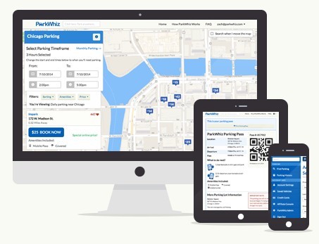 jQuery ParkWhiz Parking Map